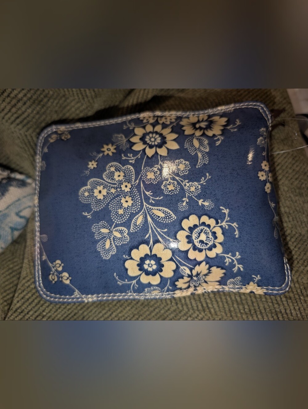 Anna Griffin Fleur Blue Tote Bag